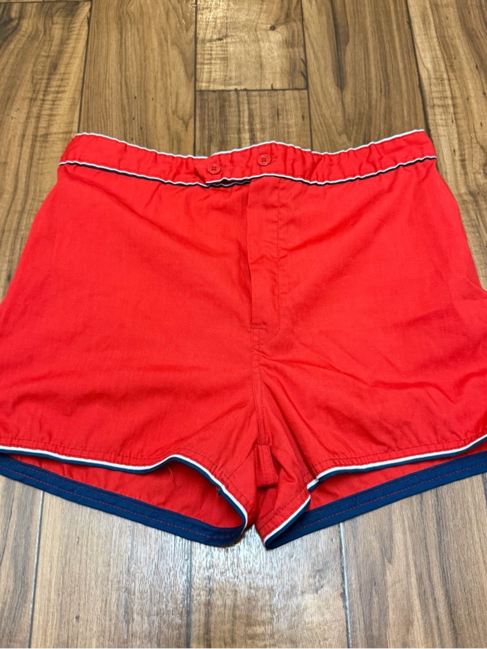 Vintage 60s 70s Sears Swim Trunks Board Shorts Swimsuit USA Made Men’s Large 36”